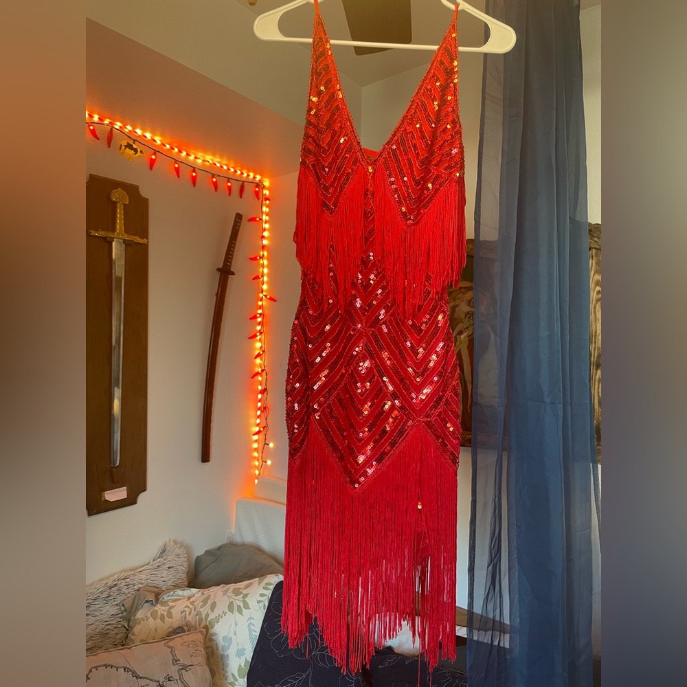 ❤️‍🔥🧨Gone on 12/22: XS Flapper Dress